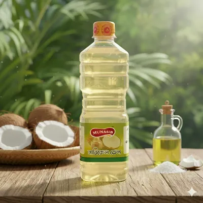 কোল্ড প্রেস নারিকেল তেল (Cold Press Organic Coconut Oil) 500 Gram